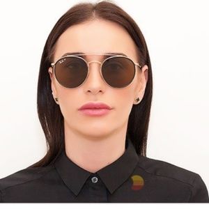ray ban double bridge polarized